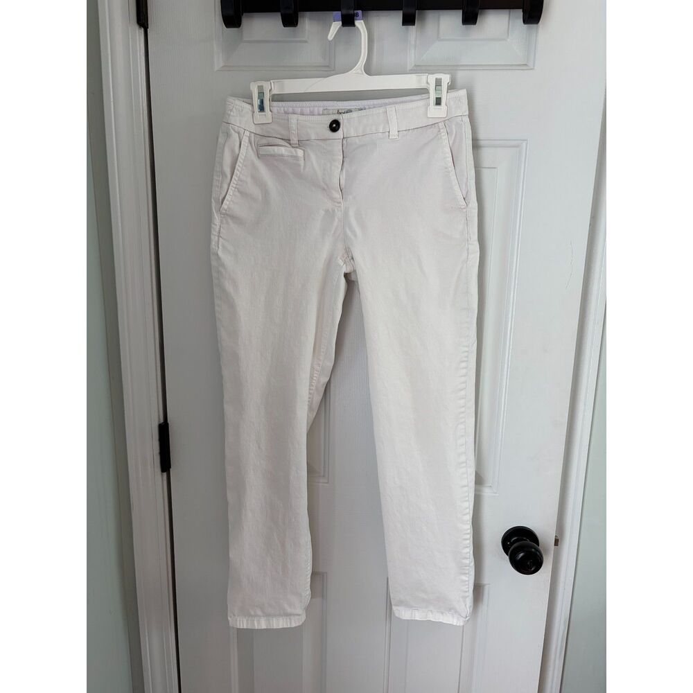 Boden Womens White Pants Size 4